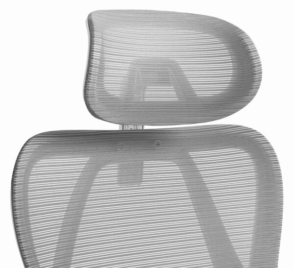 CABRO C507 scaun ergonomic cu suport lombar și pentru cap reglabil, gri