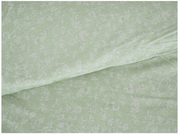 Lenjerie de pat din bumbac Renforce GREEN FLOWERS verde Dimensiune lenjerie de pat: 70 x 90 cm | 140 x 200 cm