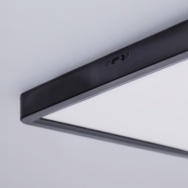 Brilagi - Plafonieră LED ESTELA SQUARE LED/24W/230V 31x31 cm neagră