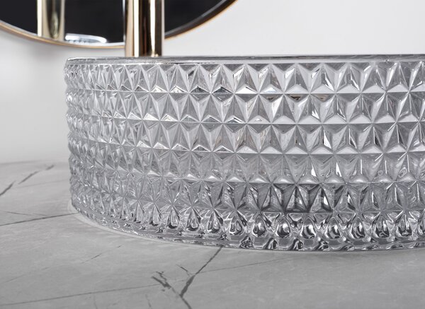 Lavoar pe blat Rea Cristal Light Grey