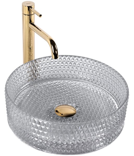 Lavoar pe blat Rea Cristal Light Grey