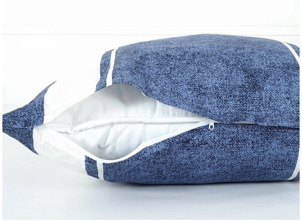 Lenjerie de pat din bumbac Renforce BLUE LINE albastru Dimensiunile lenjeriei: 70 x 90 cm | 140 x 200 cm