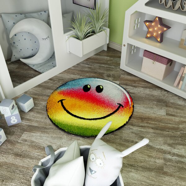 Covor Kolibri, Rotund, Rainbow Smile, 67x67 cm, 2300 gr mp