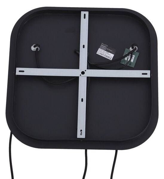 Lampă suspendată de design negru cu sticlă fumurie cu 3 lumini - Gus