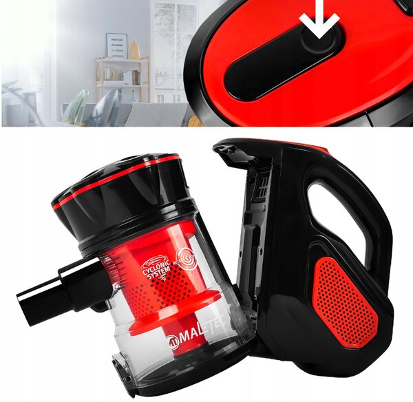 Aspirator portabil Vertical Turbo Cyclone 5 în 1 600W fără sac