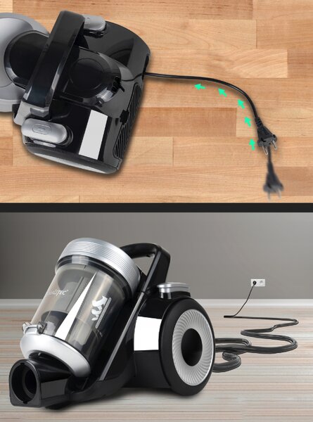 Aspirator fără sac cu set de accesorii 4000W