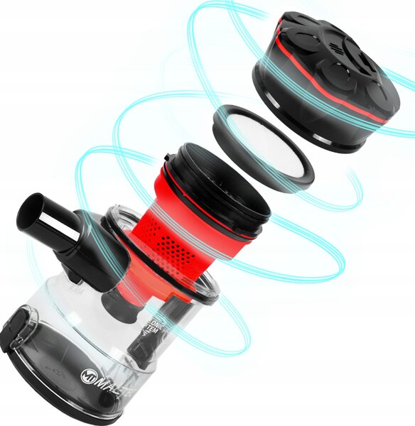 Aspirator portabil Vertical Turbo Cyclone 5 în 1 600W fără sac