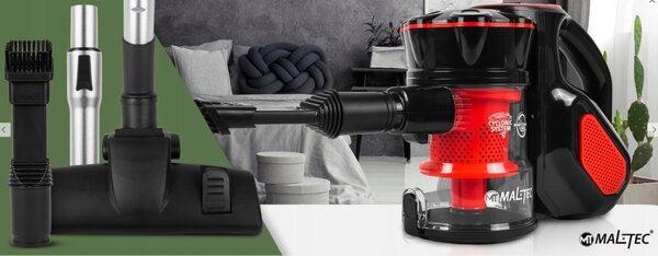 Aspirator portabil Vertical Turbo Cyclone 5 în 1 600W fără sac
