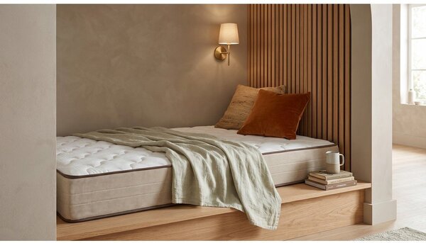 Saltea mediu-fermă/extra dură din spumă reversibilă 160x200 cm Bamboo Eco Fresh – Moonia