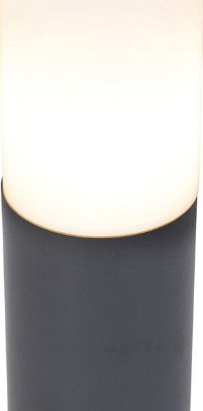 Lampă de stâlp gri antracit 45 cm IP44 - Rox