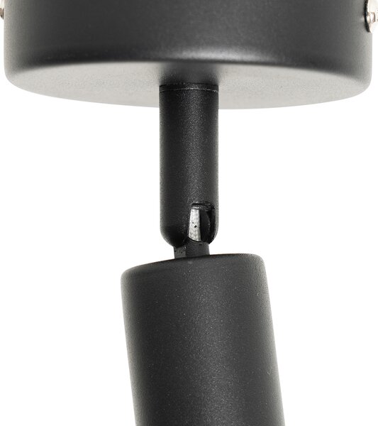Spot modern negru cu auriu - Lofty