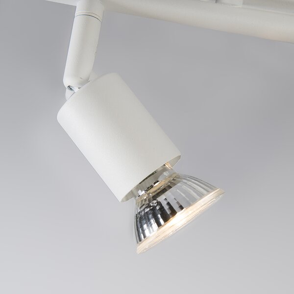 Spot modern alb inclinabil cu 2 lumini - Jeany