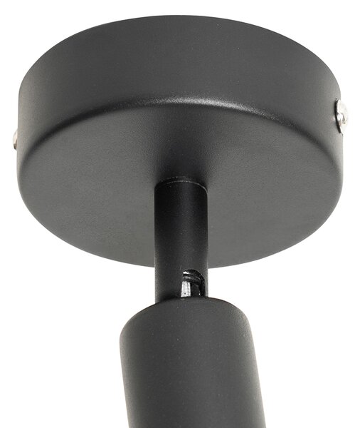 Spot modern negru cu auriu - Lofty