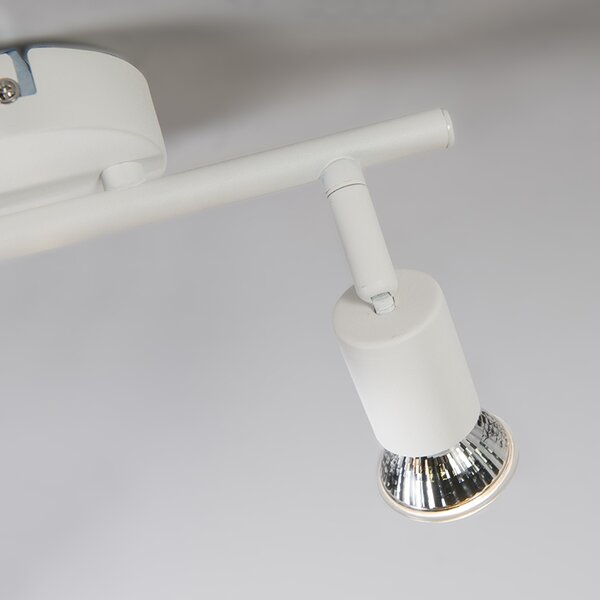 Spot modern alb inclinabil cu 2 lumini - Jeany