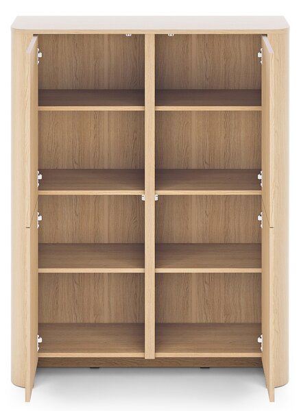 Comodă înaltă Sorrenti 103 cm - stejar Vicenza