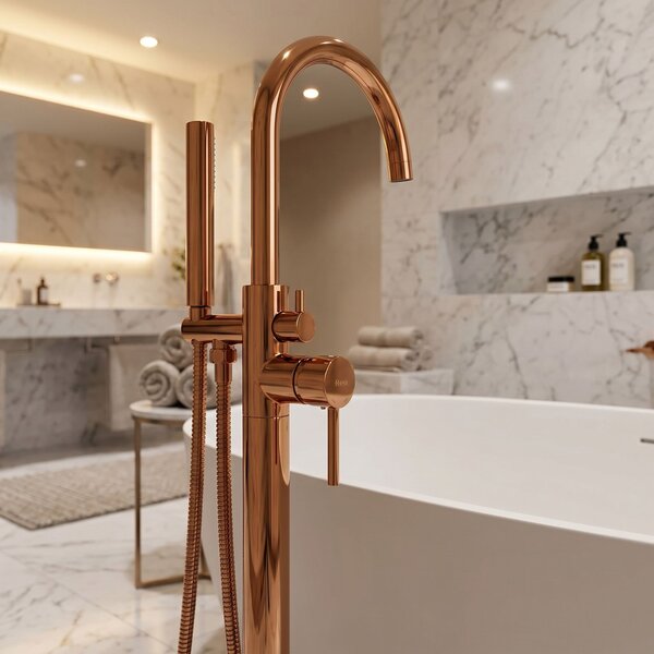 Baterie de podea Rea Lungo Copper