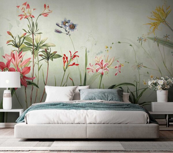 Fototapet Simfonie florală elegantă în floare, Populare fototapet, Populare fototapet, u02349 - Muralas.ro