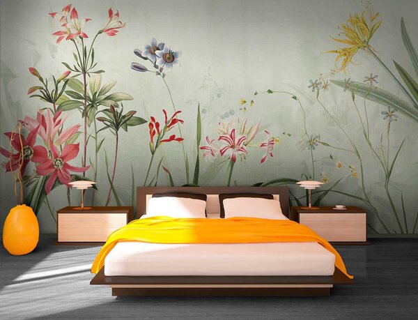 Fototapet Simfonie florală elegantă în floare, Populare fototapet, Populare fototapet, u02349 - Muralas.ro