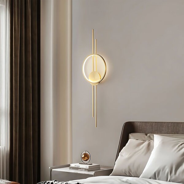 APLICĂ DE PERETE LED APP1781-W BRUSH GOLD