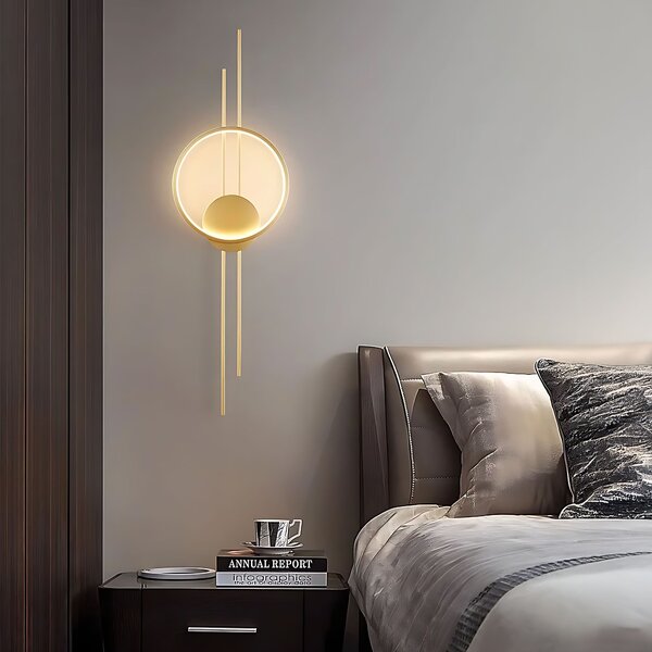 APLICĂ DE PERETE LED APP1781-W BRUSH GOLD