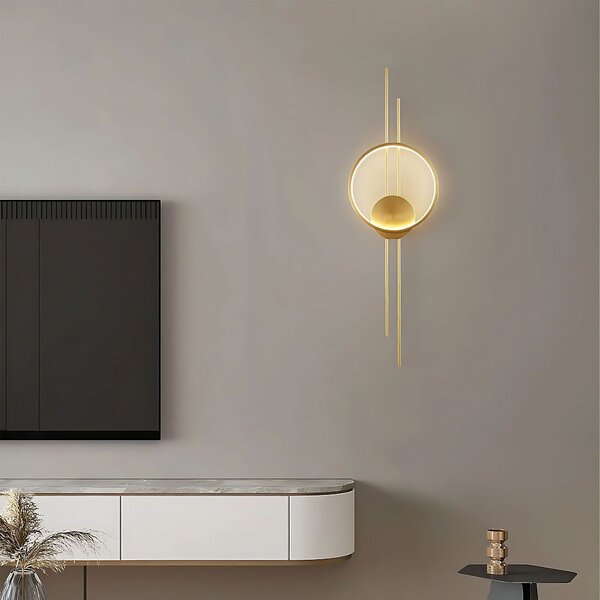 APLICĂ DE PERETE LED APP1781-W BRUSH GOLD