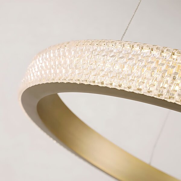 Lampa LED APP1772-CP GOLD BRUSH
