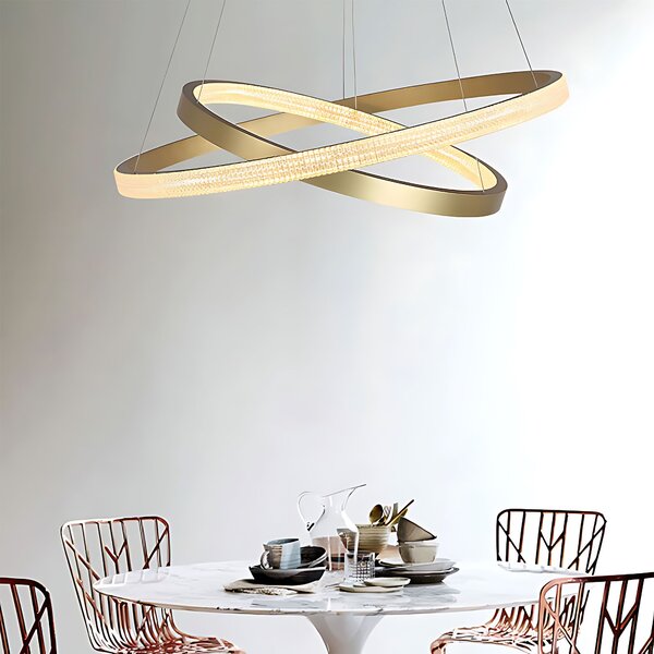 Lampa LED APP1772-CP GOLD BRUSH