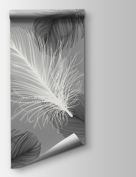 Fototapet Pene delicate în monocromie moale, Fototapet 3D, Fototapet populare, u04919 - Tapeko.ro