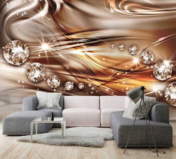 Fototapet Modele elegante cu elemente strălucitoare, Fototapet flori 3D, Fototapet populare, u05228 - Tapeko.ro
