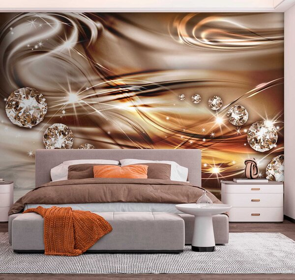Fototapet Modele elegante cu elemente strălucitoare, Fototapet flori 3D, Fototapet populare, u05228 - Tapeko.ro