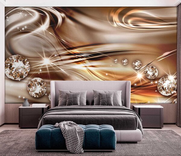 Fototapet Modele elegante cu elemente strălucitoare, Fototapet flori 3D, Fototapet populare, u05228 - Tapeko.ro