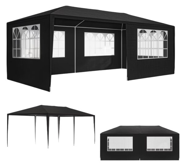Cort de petrecere NEAPOL, 3x6m, antracit Jurhan