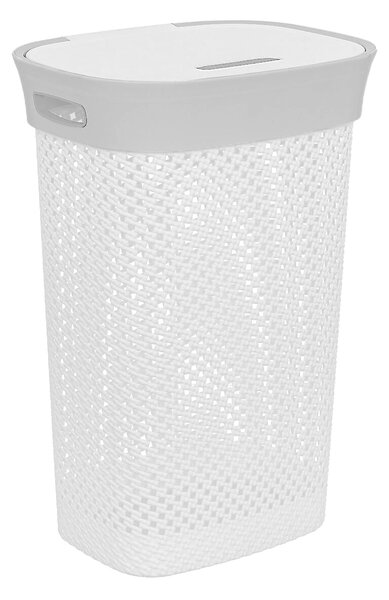 Coș de rufe cu capac lin Purl, 60L