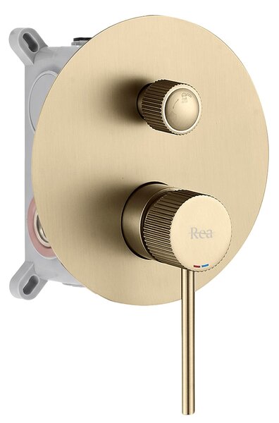 Set de dus incastrat Rea Lungo Stripe Gold Brush + BOX