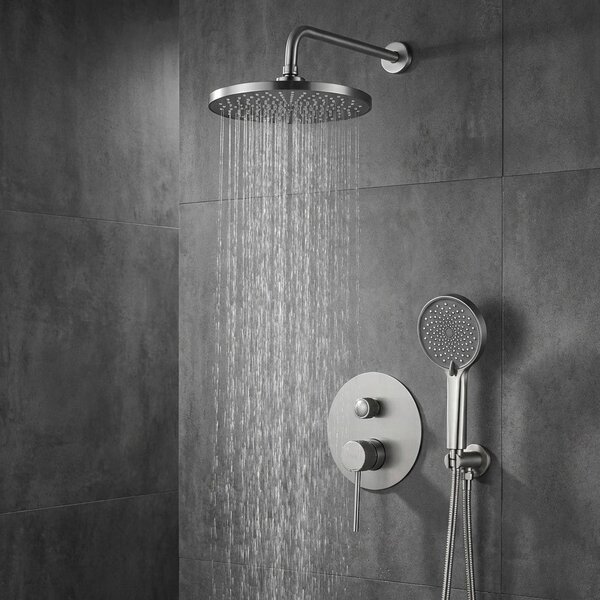 Set de dus incastrat Rea Lungo Stripe Nickel Brush + BOX