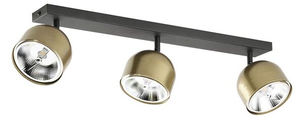 Spot ALTEA 3xAR111 GU10/50W/230V auriu/negru