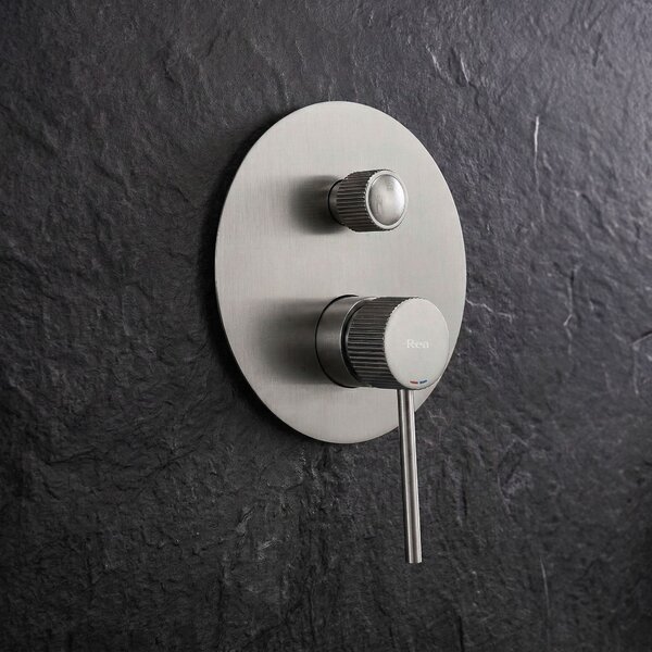 Set de dus incastrat Rea Lungo Stripe Nickel Brush + BOX