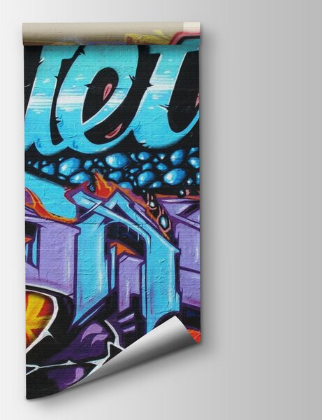 Fototapet Perete cu graffiti, Fototapet adolescenți, Fototapet populare, u11783 - Tapeko.ro