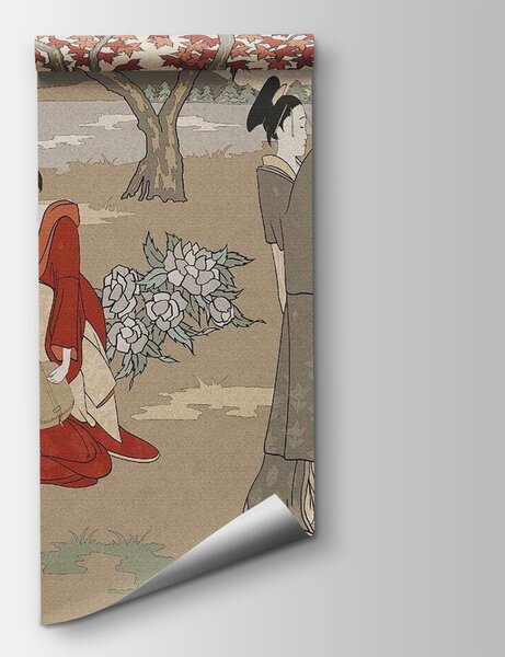 Fototapet Grup de femei în haine tradiționale japoneze, Fototapet designer, Fototapet populare, u13926 - Tapeko.ro
