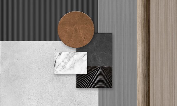 Fototapet Grup de diferite forme și culori, Fototapet geometric 3D, Fototapet populare, u15868 - Tapeko.ro