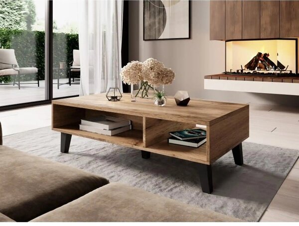 Masuta cafea NORD, stejar wotan, PAL, 110x60x35 cm