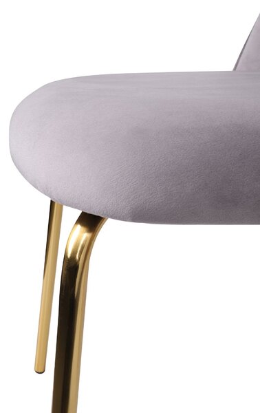 Scaun Molly Gold gri