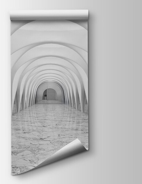 Fototapet Cameră albă cu tavan arcuit, Fototapet 3D, Fototapet populare, u20653 - Tapeko.ro