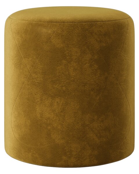 Taburet haaus Mali, Ocru, Stofa, L 41 x l 41 x H 45 cm