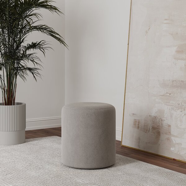 Taburet haaus Mali, Gri, Stofa, L 41 x l 41 x H 45 cm