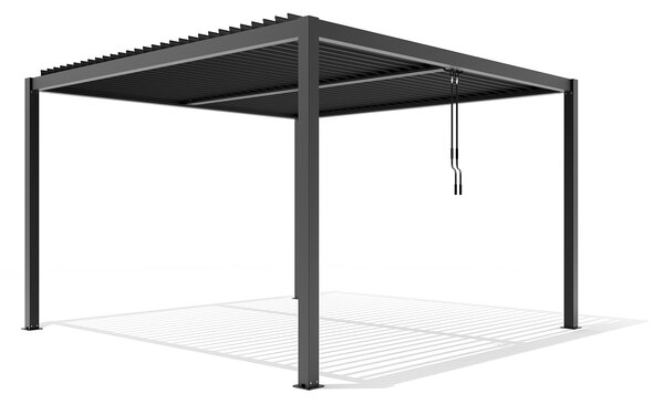 Pergola X Bioclimatica, Pavilion 3x4x2.5metri , Premium, Aluminiu