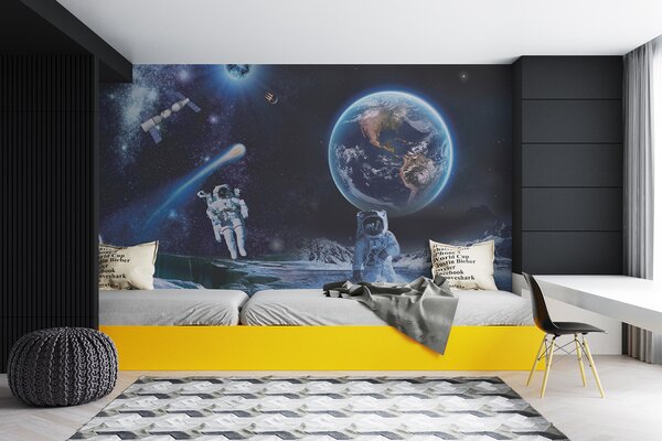 Fototapet Astronauți pe o lună, Fototapet designer, Fototapet populare, u23243 - Tapeko.ro