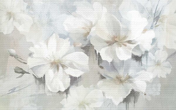 Fototapet Floare albă delicată în nuanțe delicate, Fototapet designer, Fototapet populare, u23532 - Tapeko.ro
