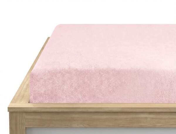 Cearsaf frote EXCLUSIVE roz deschis 90 x 200 cm
