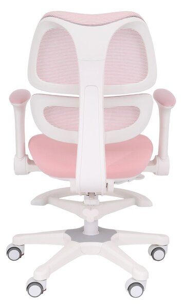 Scaun de birou pentru copii DinoFlex Pink